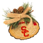 USC Trojans SC Interlock Ball Stump Ornament